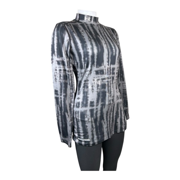 Under Armour Women's Size M Fitted Coupe Ajustee Coldgear Activewear Top gray - Picture 10 of 10